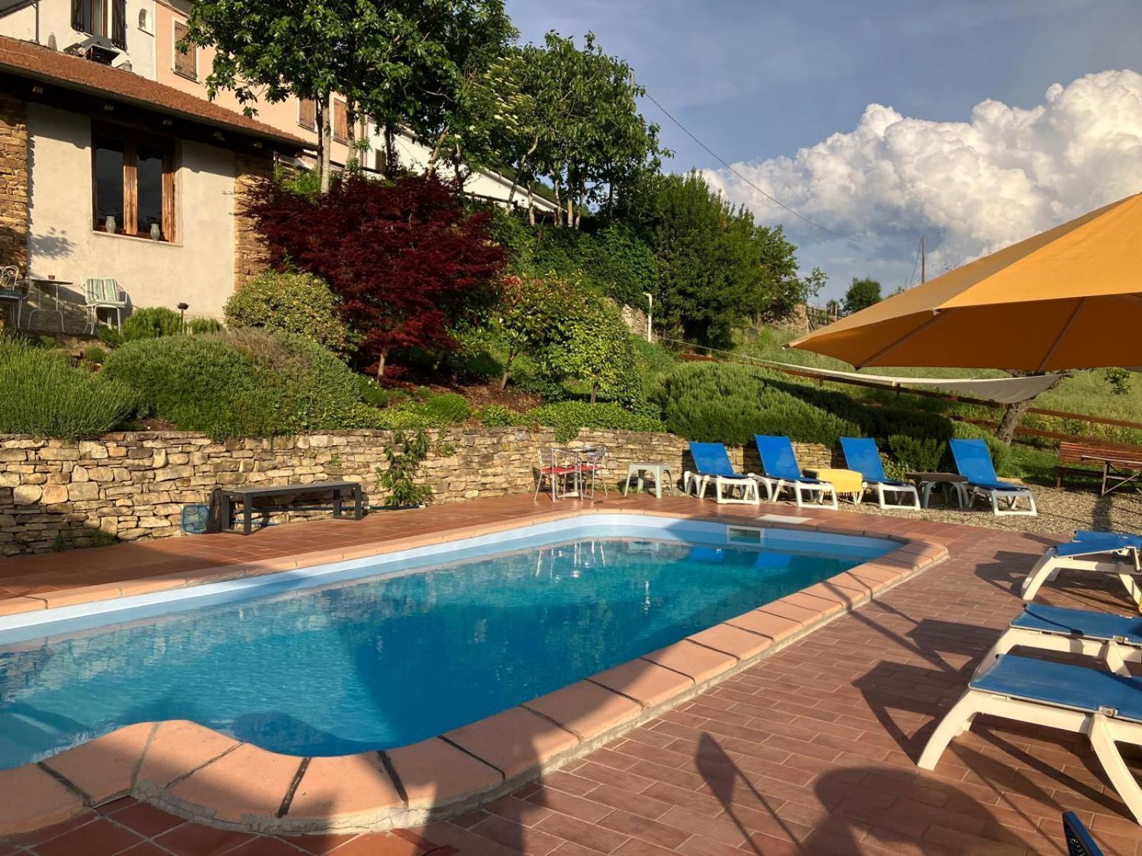 Casa Petra - Casa Tre Stelle - Casa Caneva - Ferien Fuer 6-14 Personen Ponti Exteriér fotografie